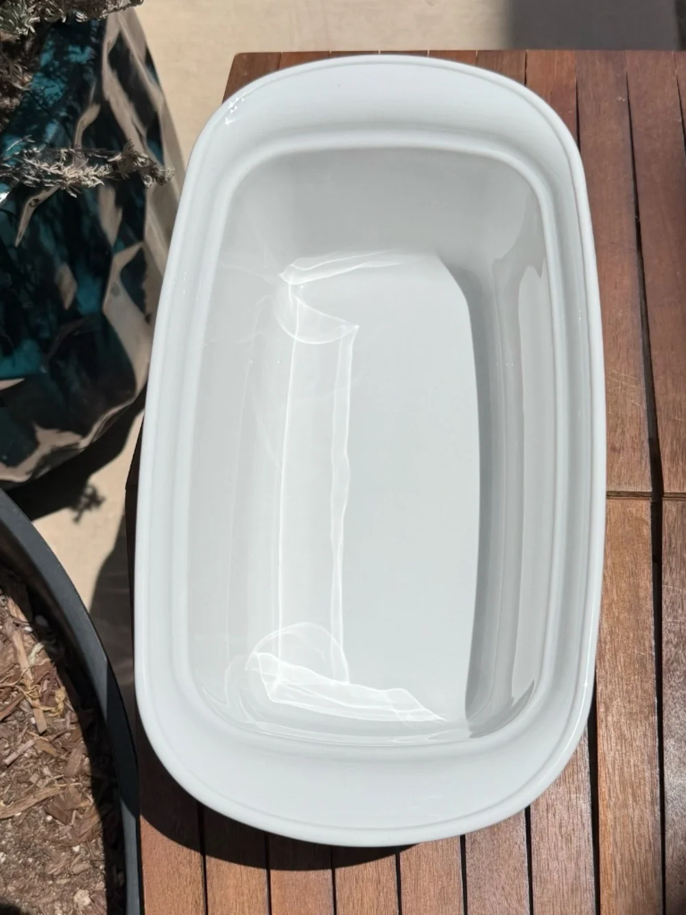 Vintage CorningWare French White 1.75 Qt Oval Baking Dish Made in USA